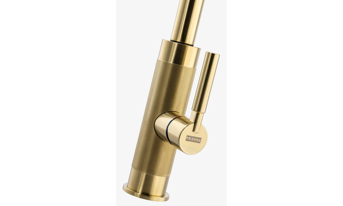 Franke Tessuto L-Spout Brushed Gold